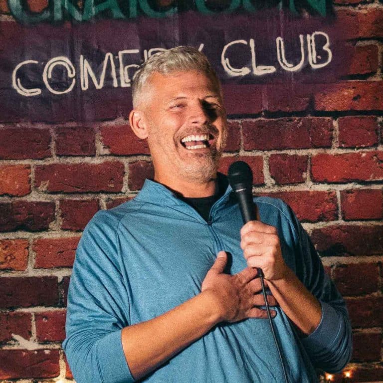 Des Bishop — comedian at Craic Den Comedy Club, Dublin