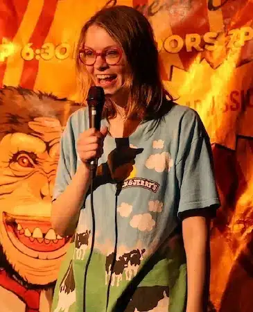 Jane Freyer — comedian at Craic Den Comedy Club, Dublin
